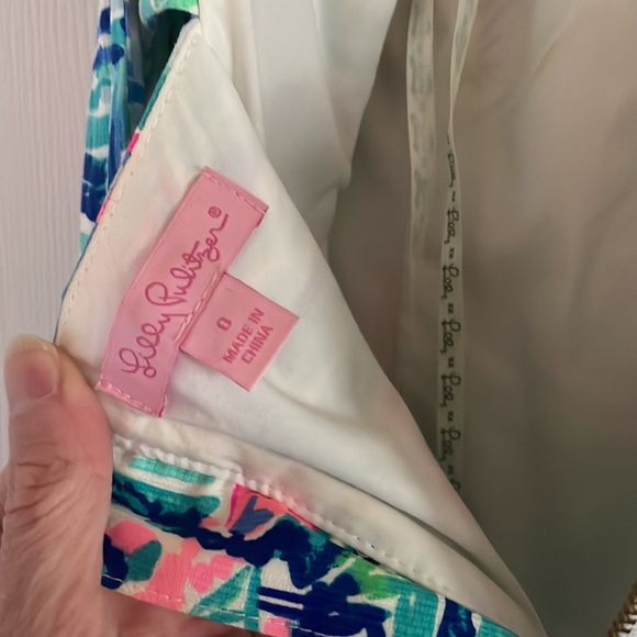 Lily Pulitzer shift dress with tie back - Picture 4 of 4